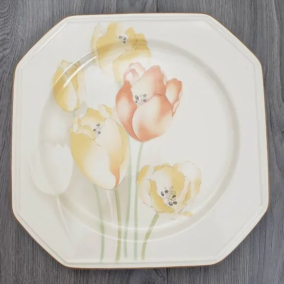 Mikasa Dutch Garden Dinner Plate Continental Ivory - Picture 8 of 8